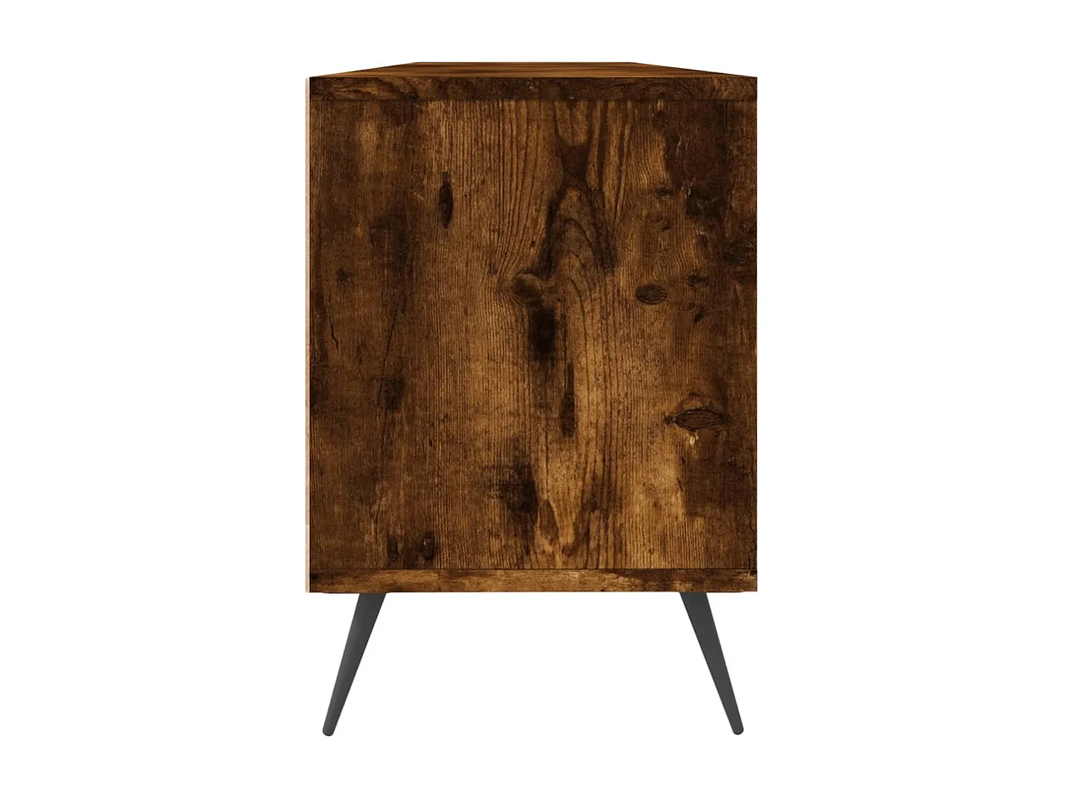 Meuble TV chêne fumé 150x30x44,5 cm bois d'ingénierie