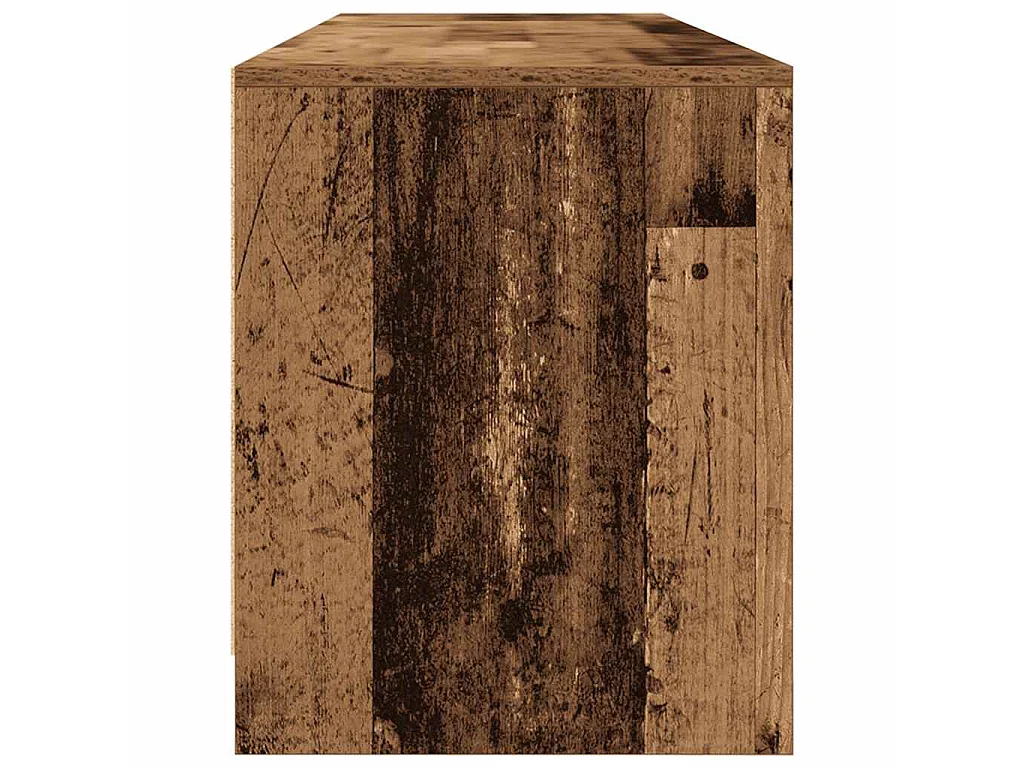 Meuble TV vieux bois 188,5x41x50 cm bois d'ingénierie