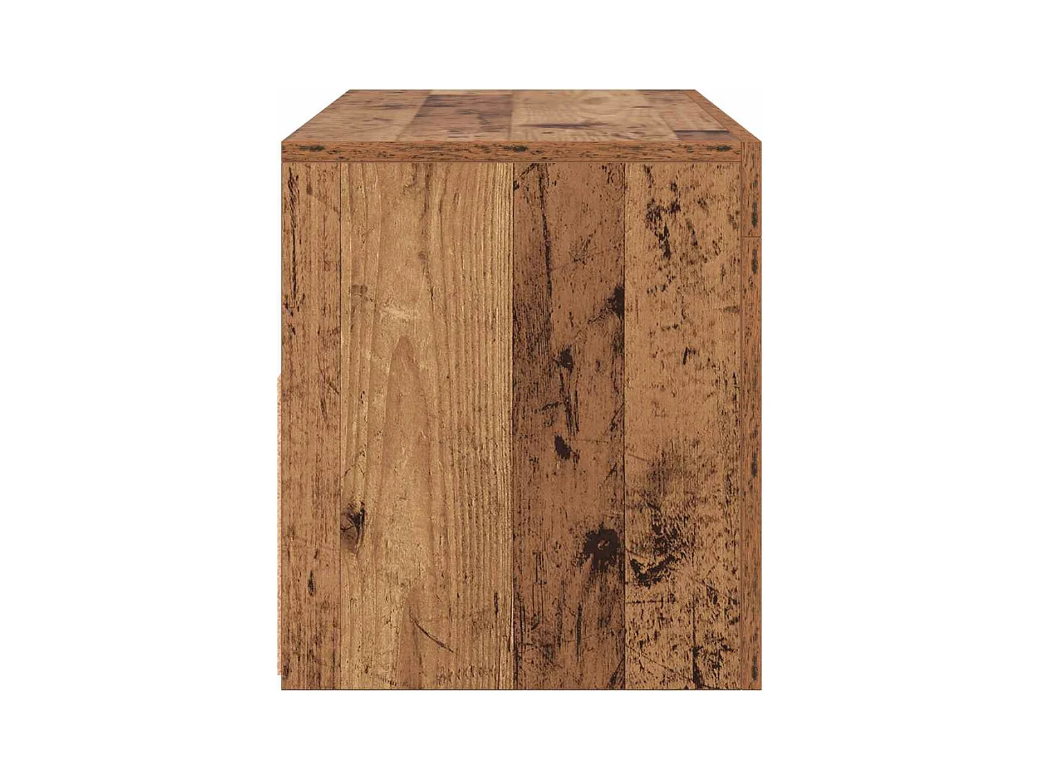 Mobile Porta TV con LED Legno Antico 90x35x40 cm Multistrato