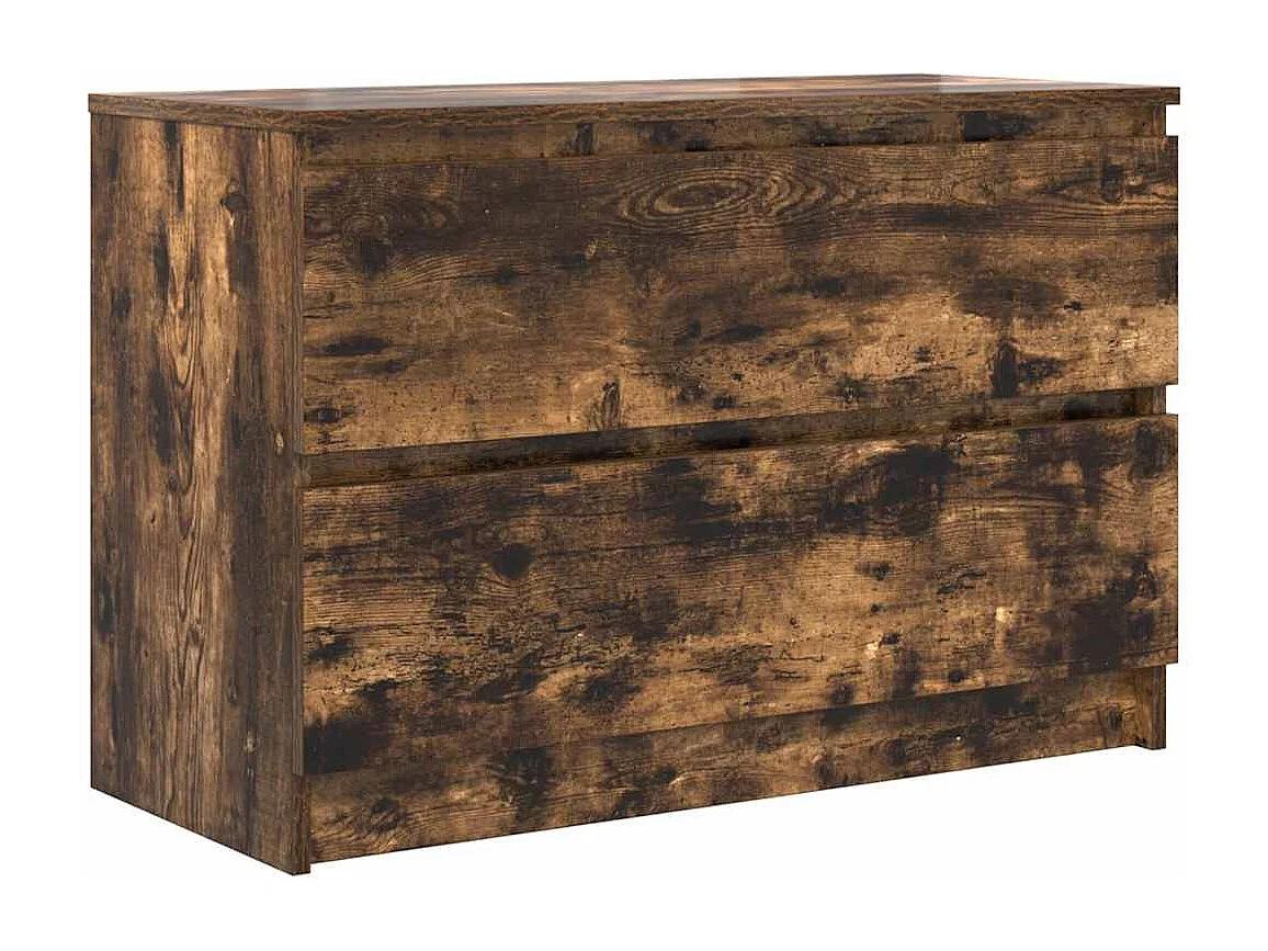 Tv-meubel 80x35x54 cm spaanplaat gerookt eikenkleurig