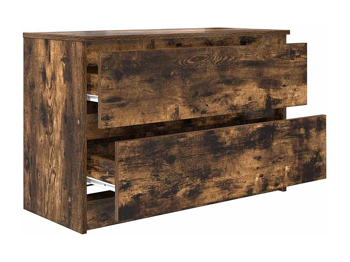 Tv-meubel 80x35x54 cm spaanplaat gerookt eikenkleurig