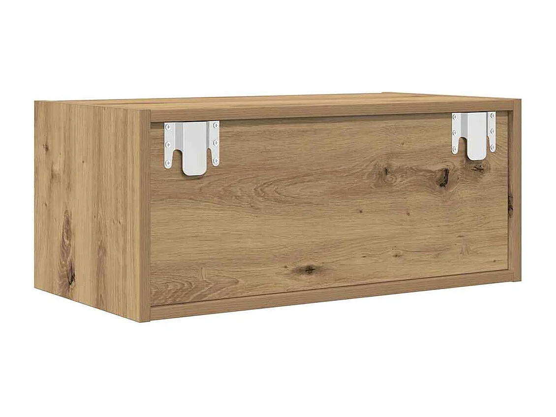 Meubles TV 2 pcs chêne artisanal 60x31x25,5cm bois d'ingénierie