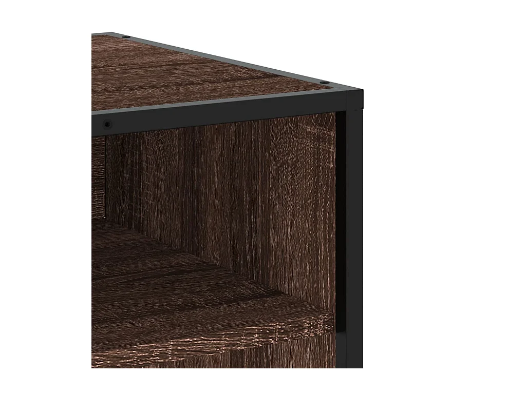 Meuble TV chêne marron 180x40x46 cm bois d'ingénierie