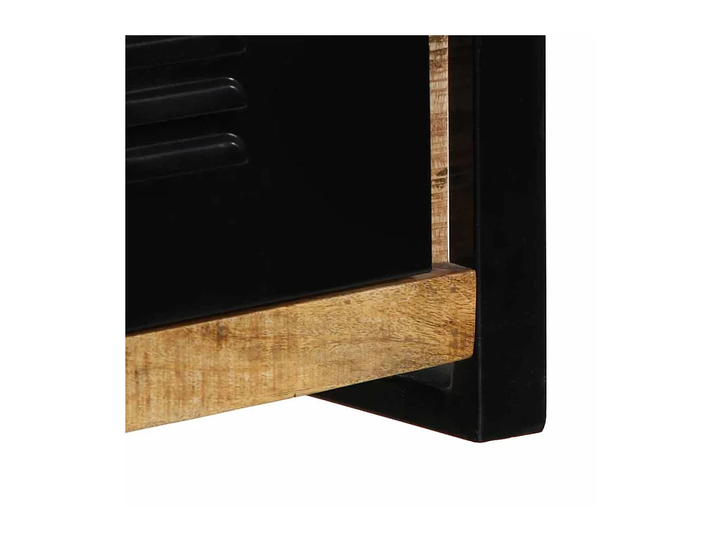 Mobile Porta TV 100x30x35 cm in Legno Massello di Mango Grezzo