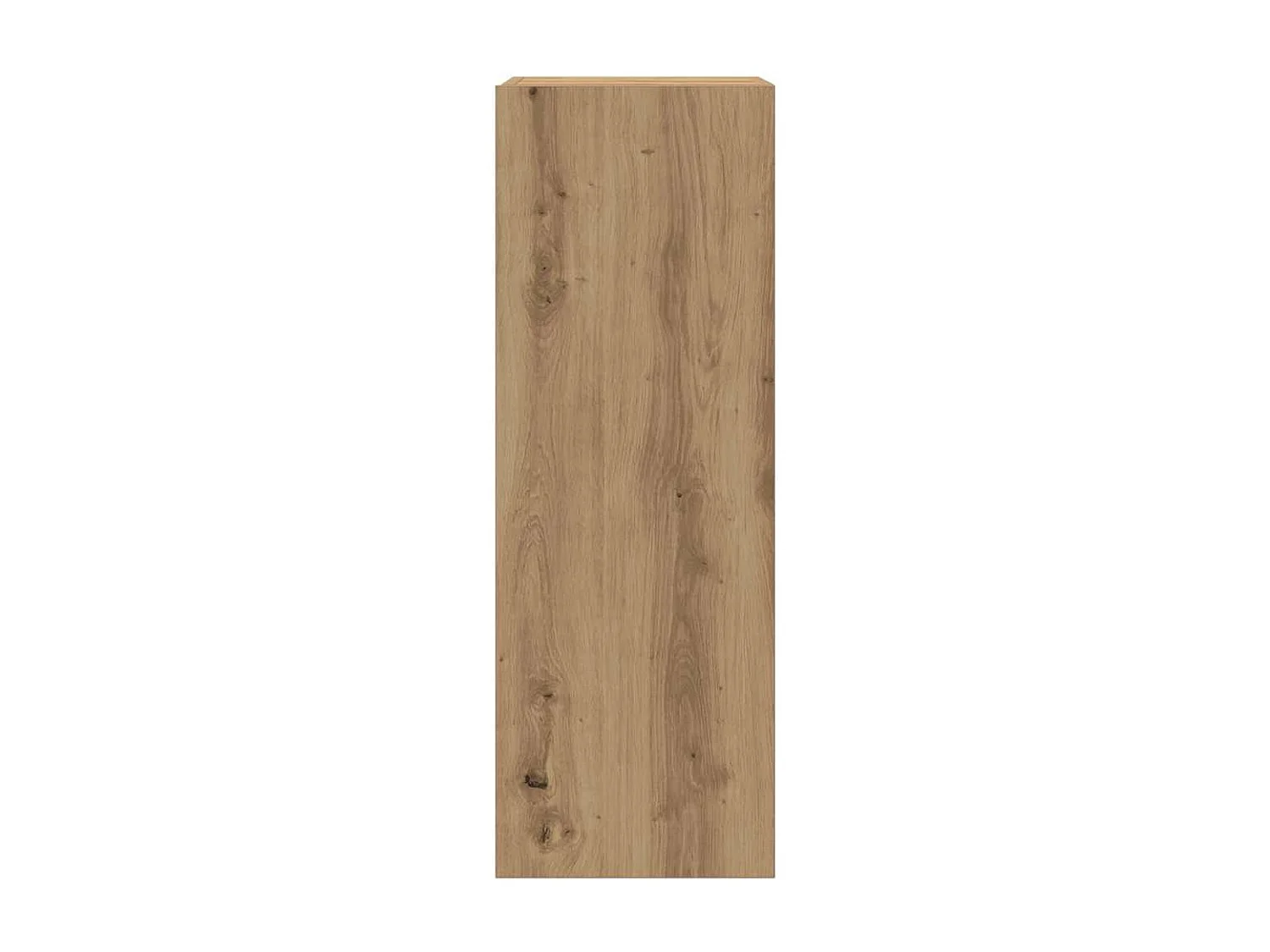 Set Mobile TV 4 pz Montato a Parete Rovere in Legno Multistrato