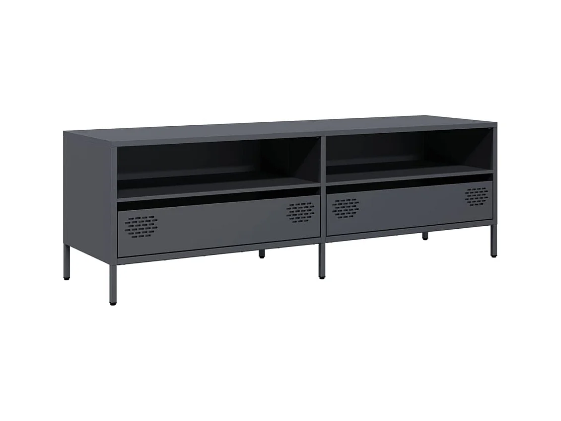TV-Schrank Anthrazit 135x39x43,5 cm Kaltgewalzter Stahl
