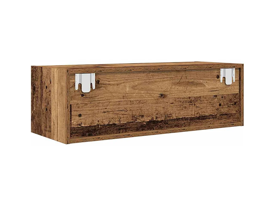 Mobili Porta TV 2 pz Legno Antico 80x31x25,5 cm in Truciolato