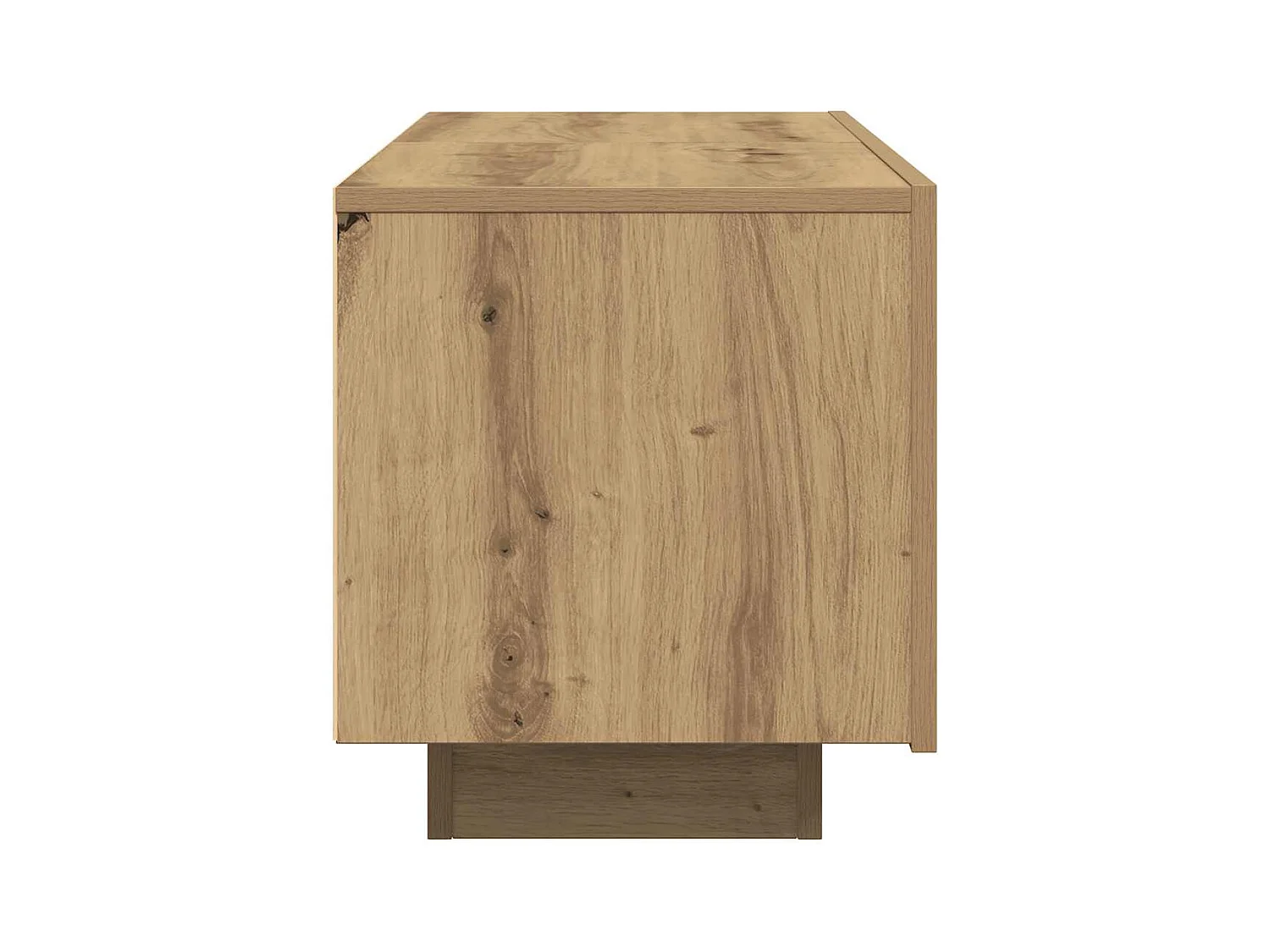 Mobile Porta TV Rovere Artigianale 100x35x40 cm in Truciolato