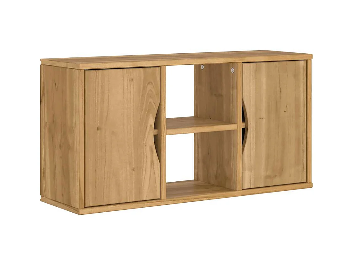 Meubles TV 4 pcs avec rangement ODDA bois de pin massif