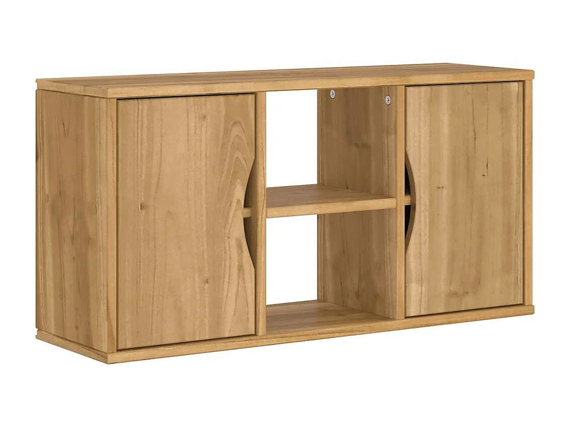 Meubles TV 4 pcs avec rangement ODDA bois de pin massif