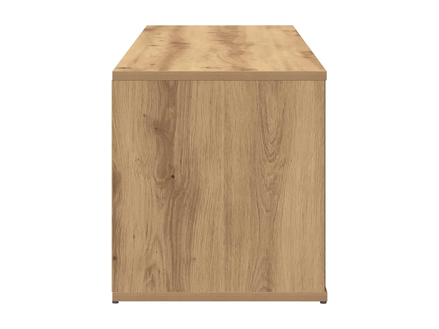 Tv-meubel 120x34x37 cm bewerkt hout artisanaal eikenkleur