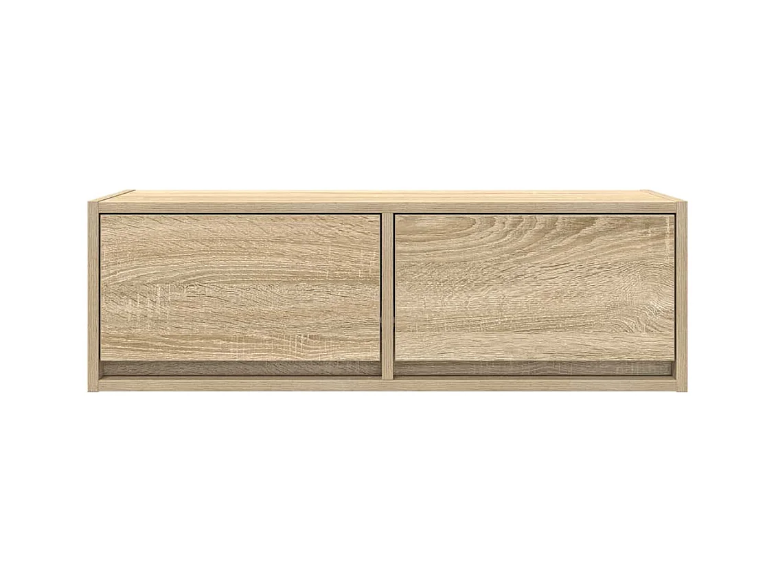 Mobili TV 2 pz Rovere Sonoma 80x31x25,5 cm in Legno Multistrato