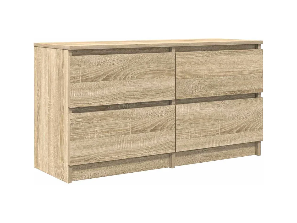 Tv-meubel 100x35x54 cm bewerkt hout sonoma eikenkleurig