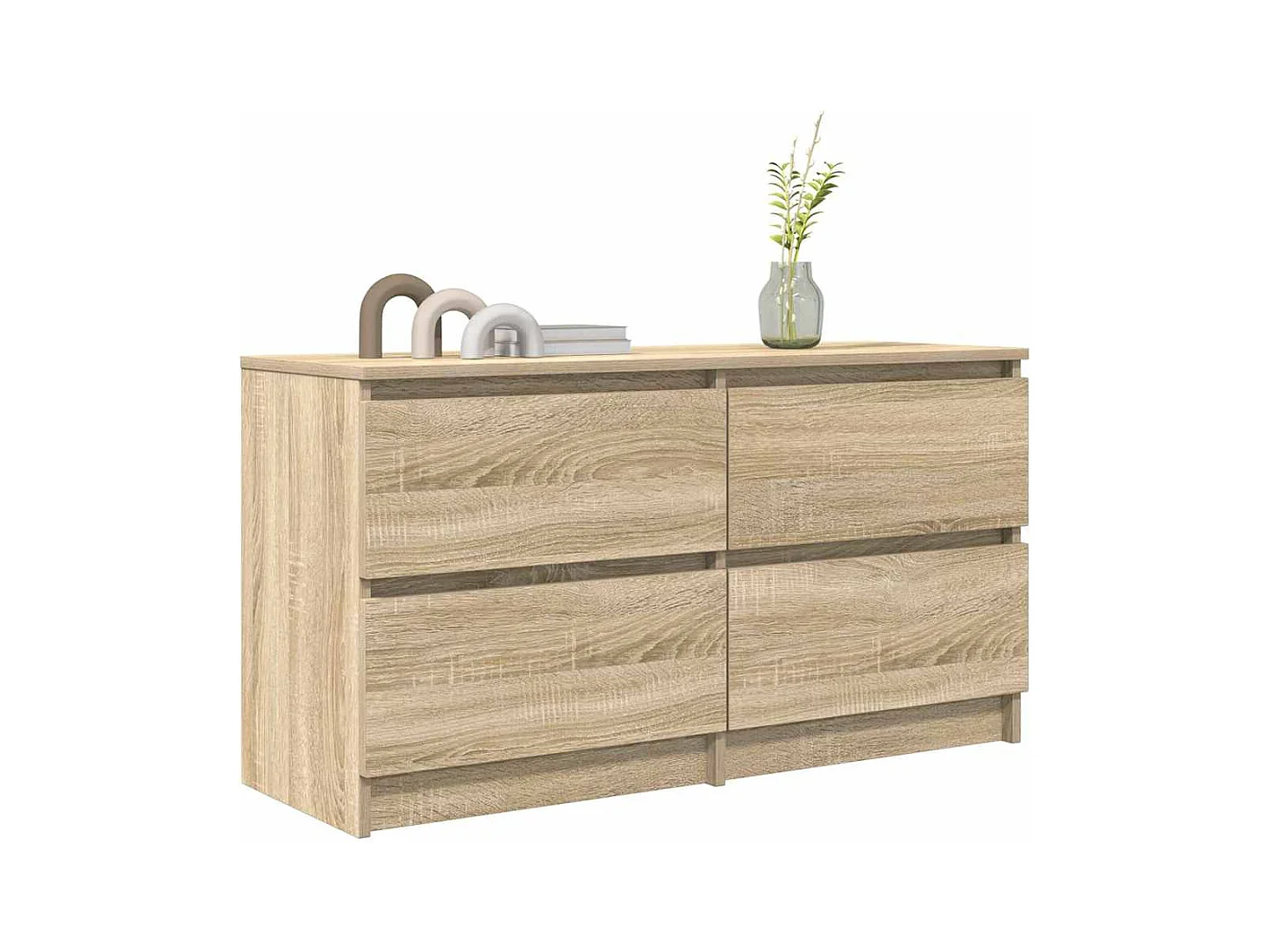 Tv-meubel 100x35x54 cm bewerkt hout sonoma eikenkleurig