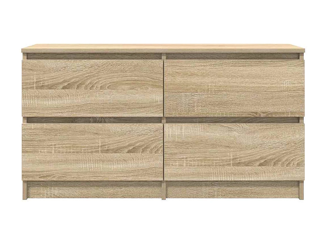 Tv-meubel 100x35x54 cm bewerkt hout sonoma eikenkleurig