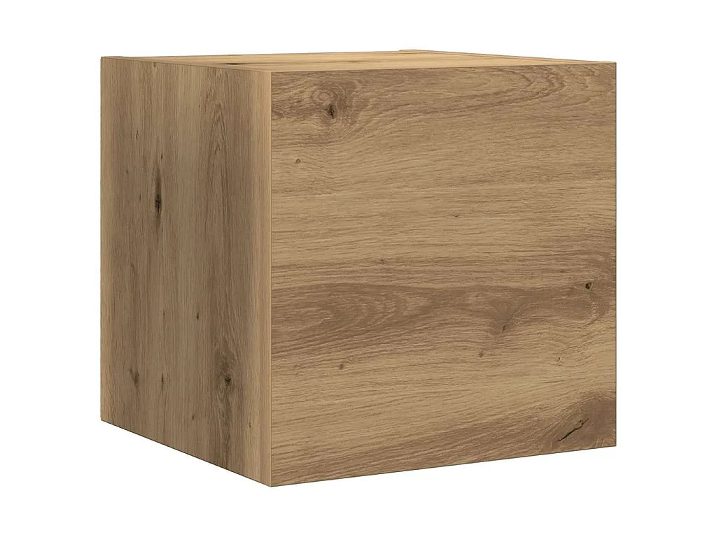 7-tlg. TV-Schrank-Set Wandmontage Artisan-Eiche Holzwerkstoff