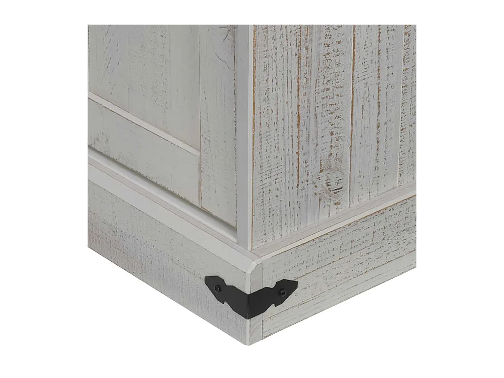 Meuble TV HALDEN 2 portes coulissantes blanc 150x40x60 cm