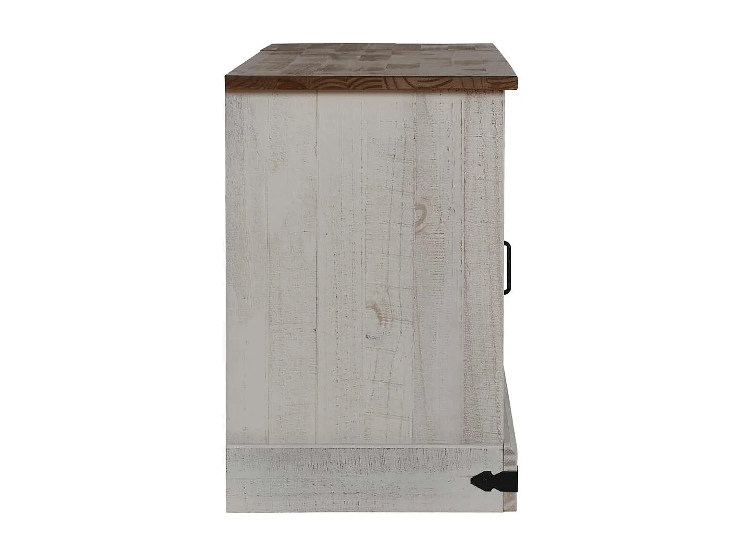 Mueble de TV HALDEN 2 puerta correderas blanco 150x40x60 cm