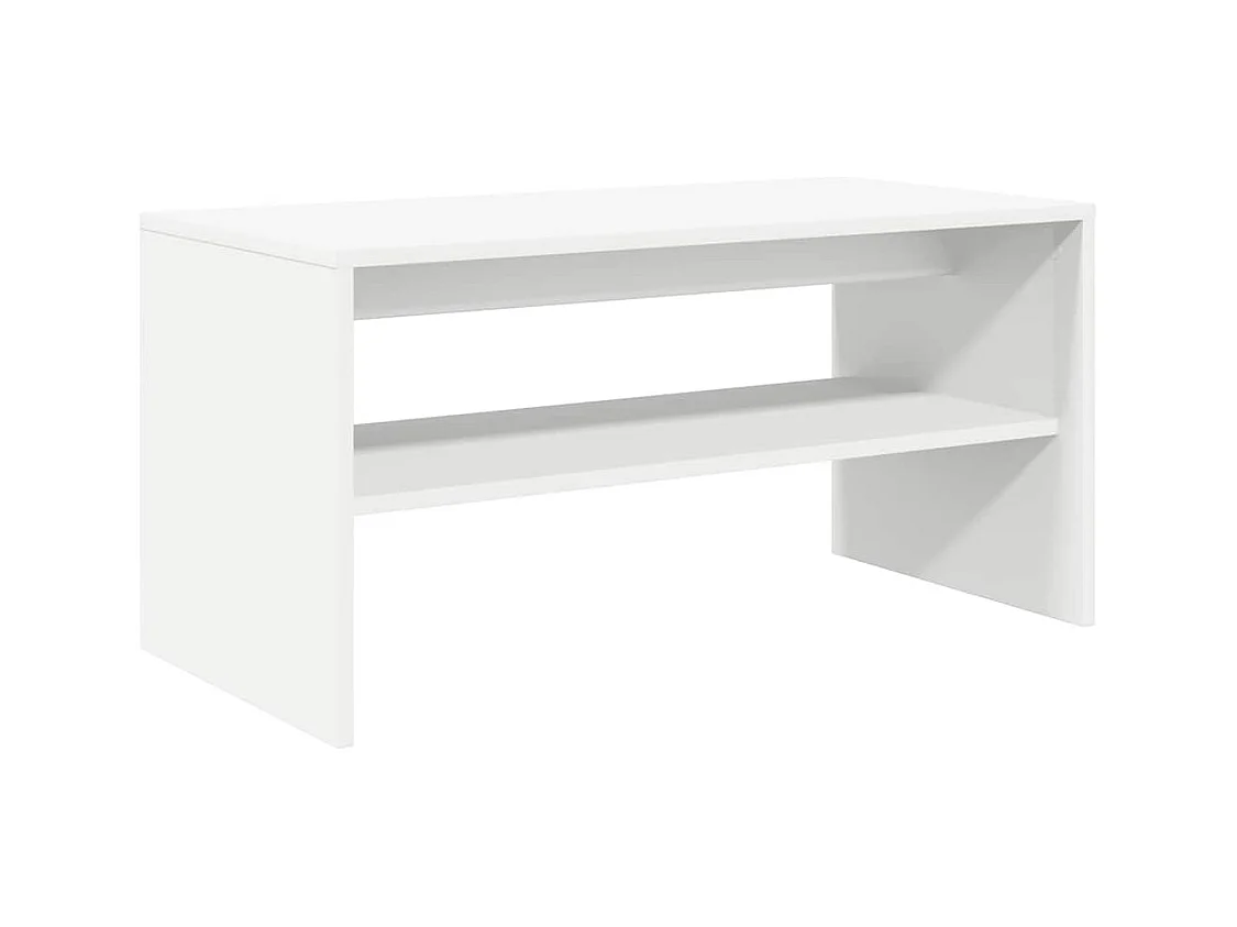 Meuble TV Blanc 80 x 40 x 40 cm Aggloméré