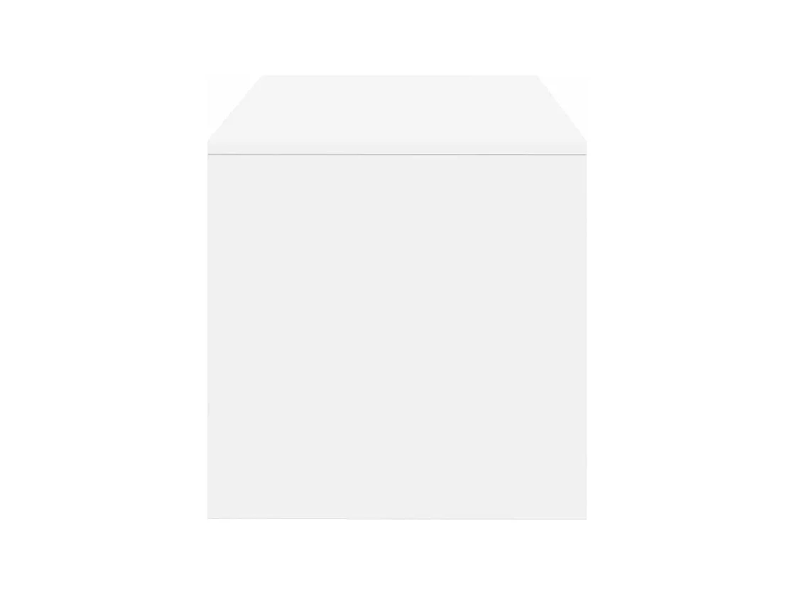 Meuble TV Blanc 80 x 40 x 40 cm Aggloméré