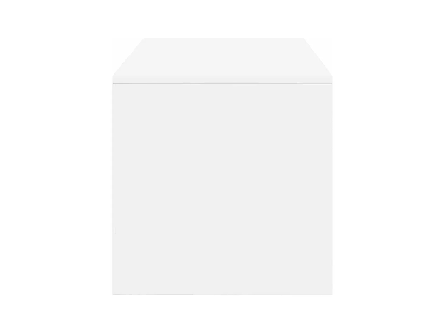 Meuble TV Blanc 80 x 40 x 40 cm Aggloméré