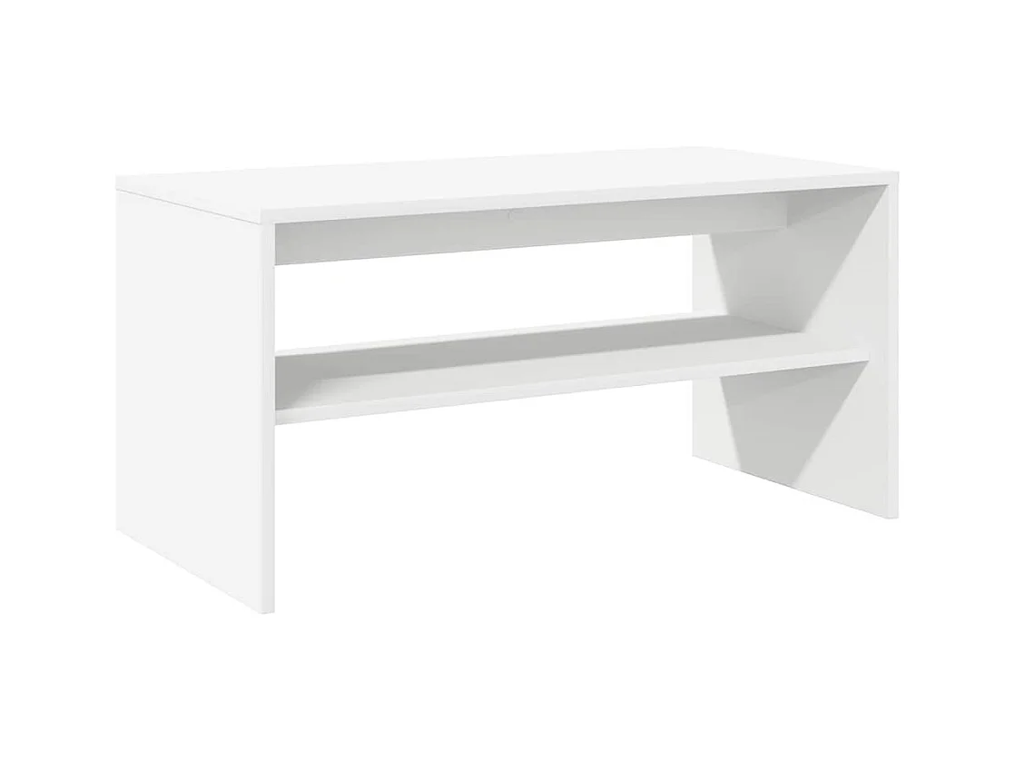 Meuble TV Blanc 80 x 40 x 40 cm Aggloméré