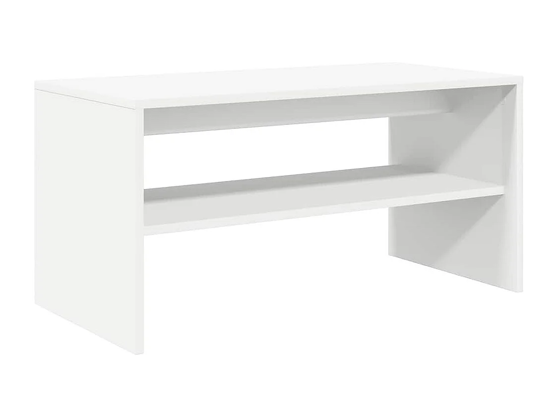 Mueble para TV madera contrachapada blanco 80x40x40 cm