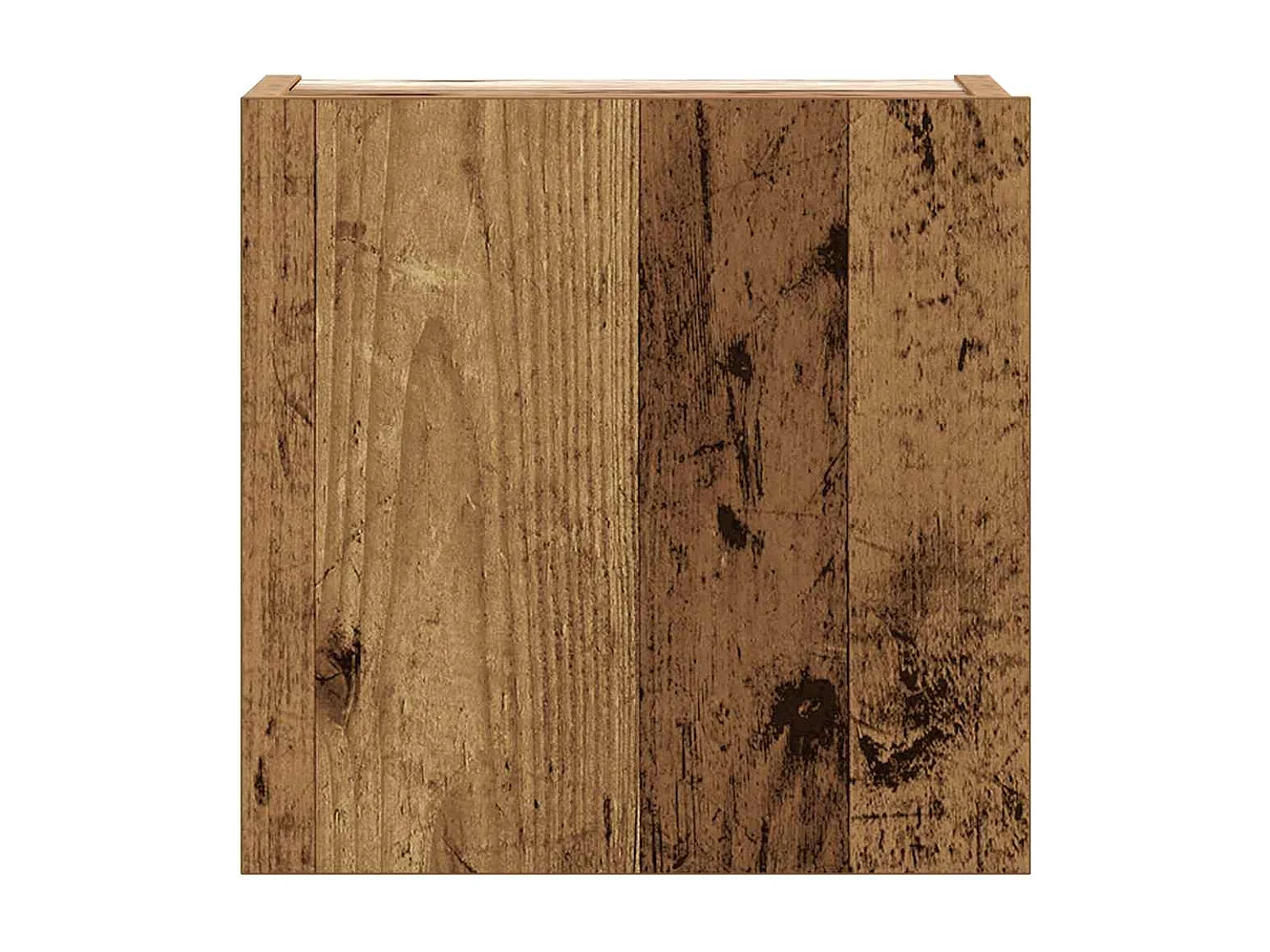 8-delig Tv-meubelset wandmontage bewerkt hout oud houtkleurig