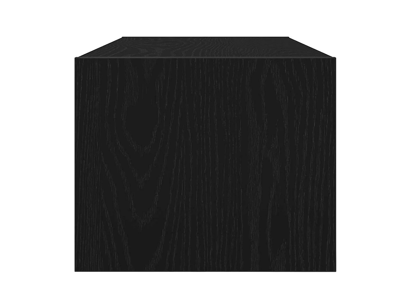 Meuble TV 2 pcs chêne noir 80x31x25,5 cm bois d'ingénierie