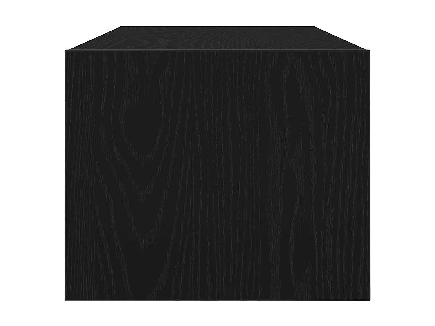 Meuble TV 2 pcs chêne noir 80x31x25,5 cm bois d'ingénierie