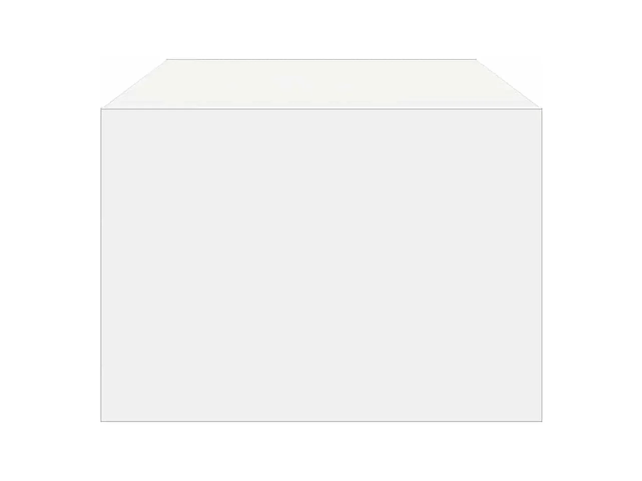 Móvel de TV com luzes LED 100X35,5x25 cm branco