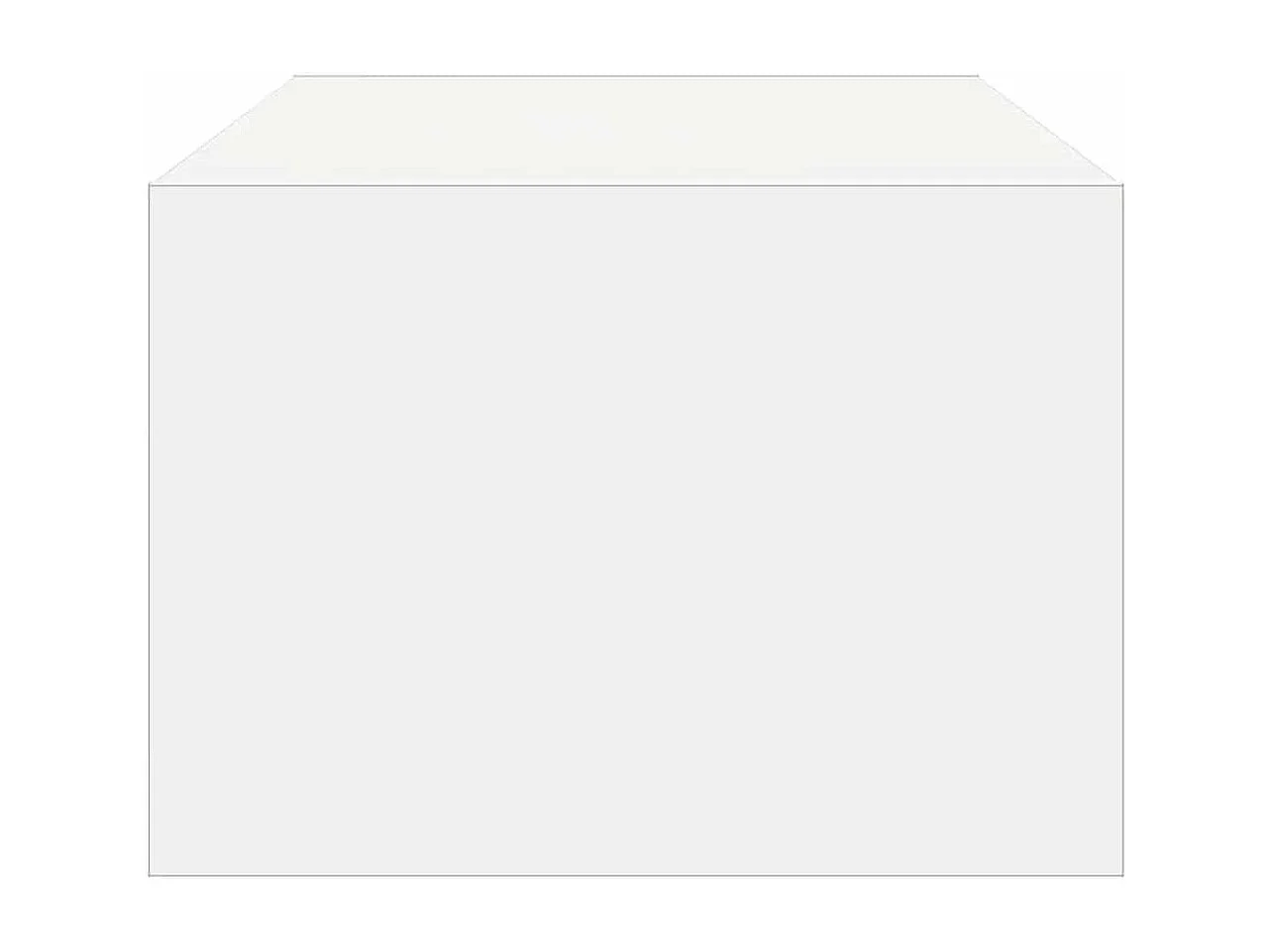 Mueble de TV con luces LED blanco 100X35,5x25 cm