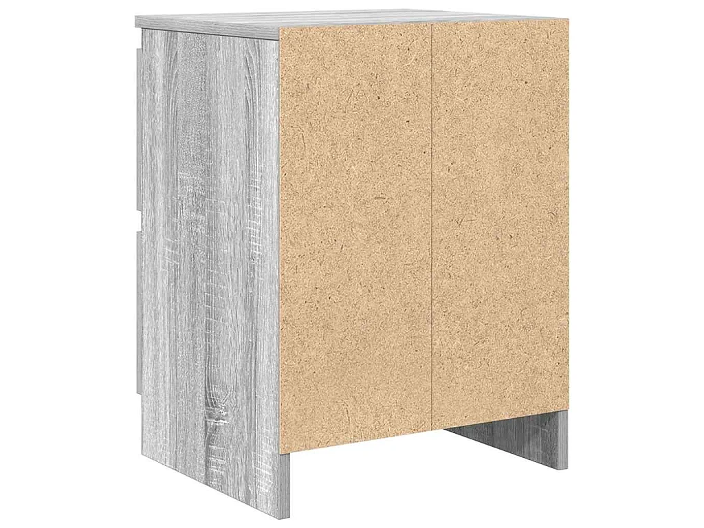 Meuble TV sonoma gris 40x35x54 cm bois d'ingénierie