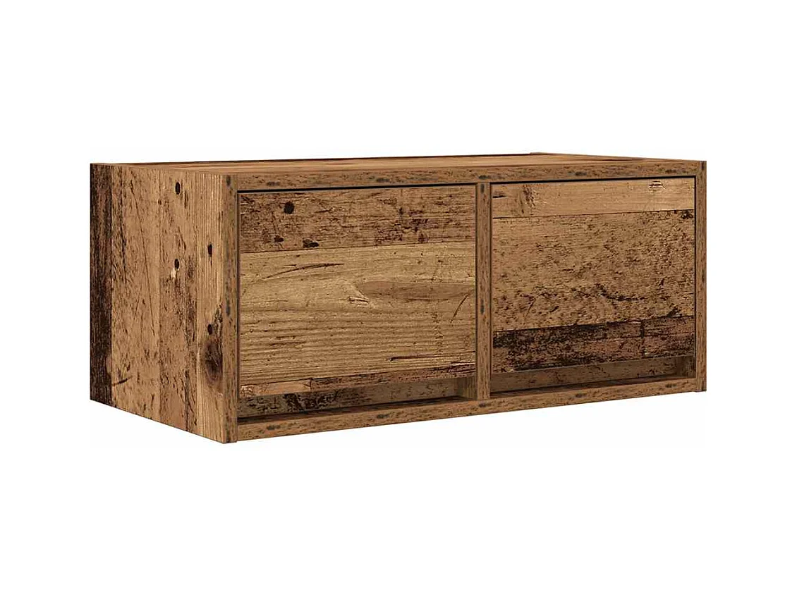 Móveis TV 2 peças madeira velha 60x31x25,5cm madeira trabalhada