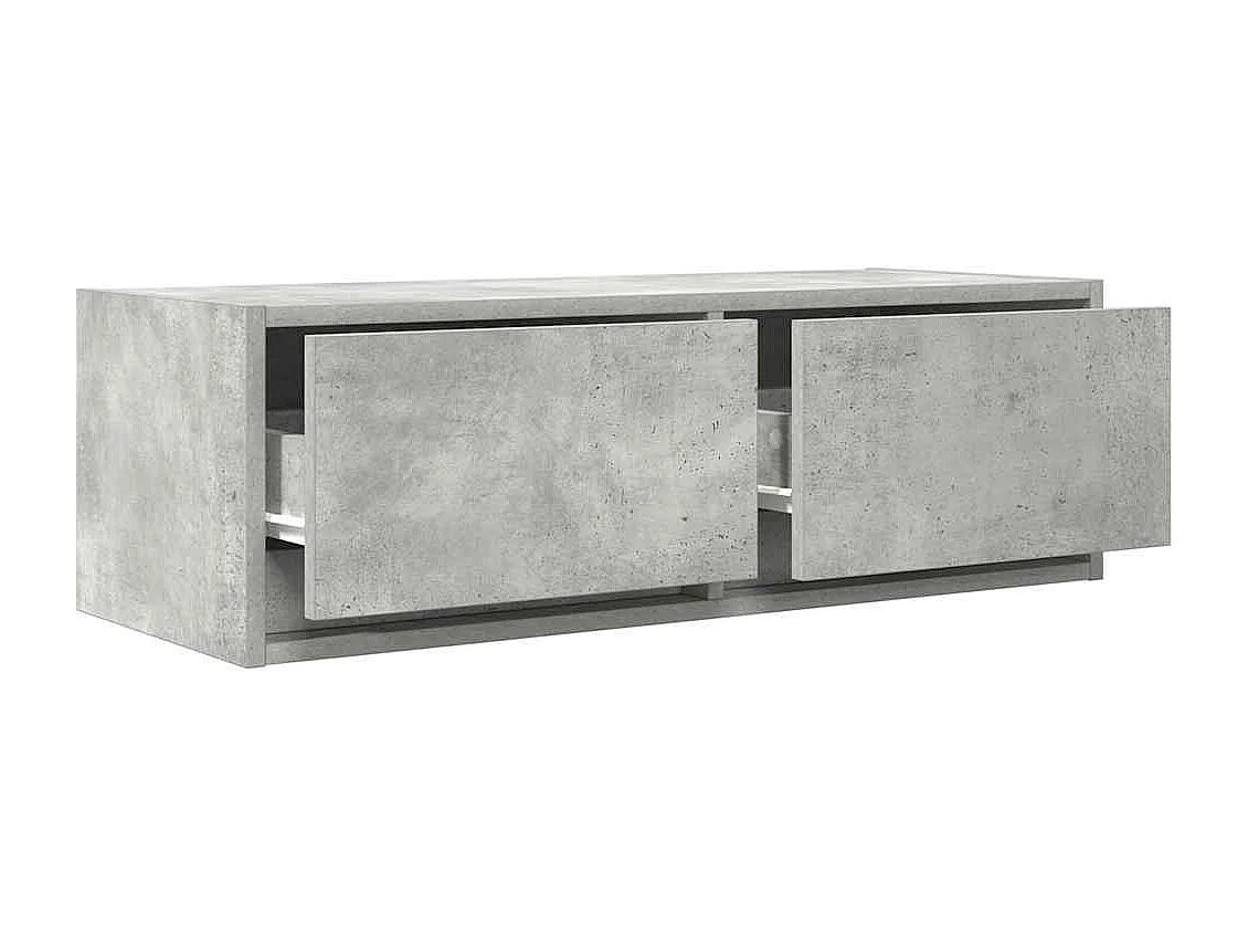 TV-Schränke 2 Stk. Betongrau 80x31x25,5 cm Holzwerkstoff