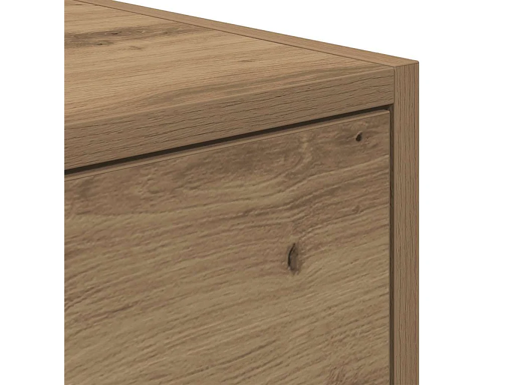 Mobile TV Rovere Artigianale 60x31x25,5 cm in Legno Multistrato