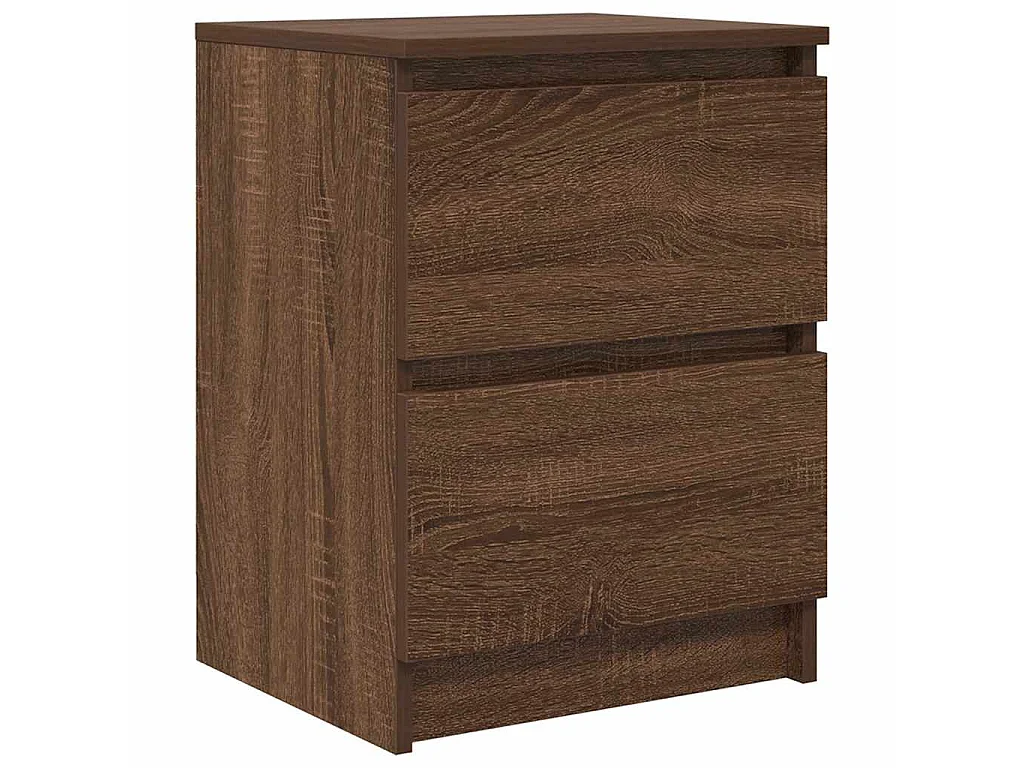 Meuble TV chêne marron 40x35x54 cm bois d'ingénierie