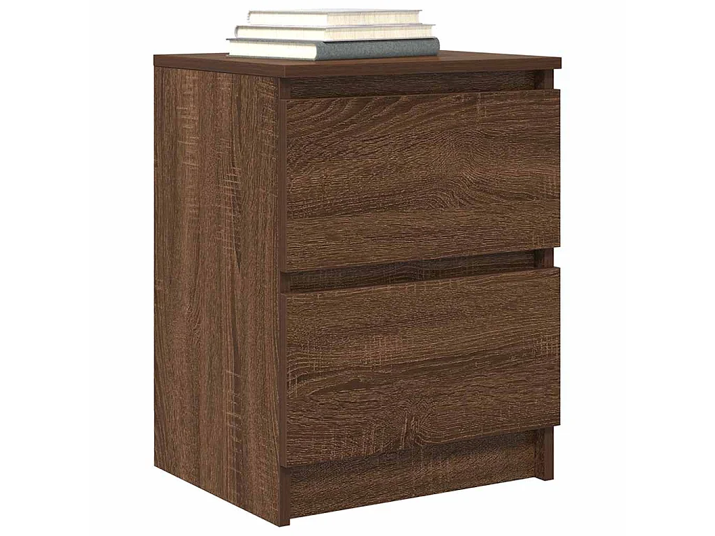 Meuble TV chêne marron 40x35x54 cm bois d'ingénierie