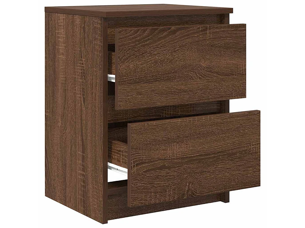 Meuble TV chêne marron 40x35x54 cm bois d'ingénierie