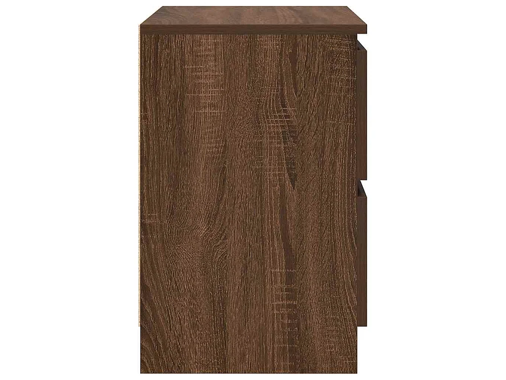 Meuble TV chêne marron 40x35x54 cm bois d'ingénierie