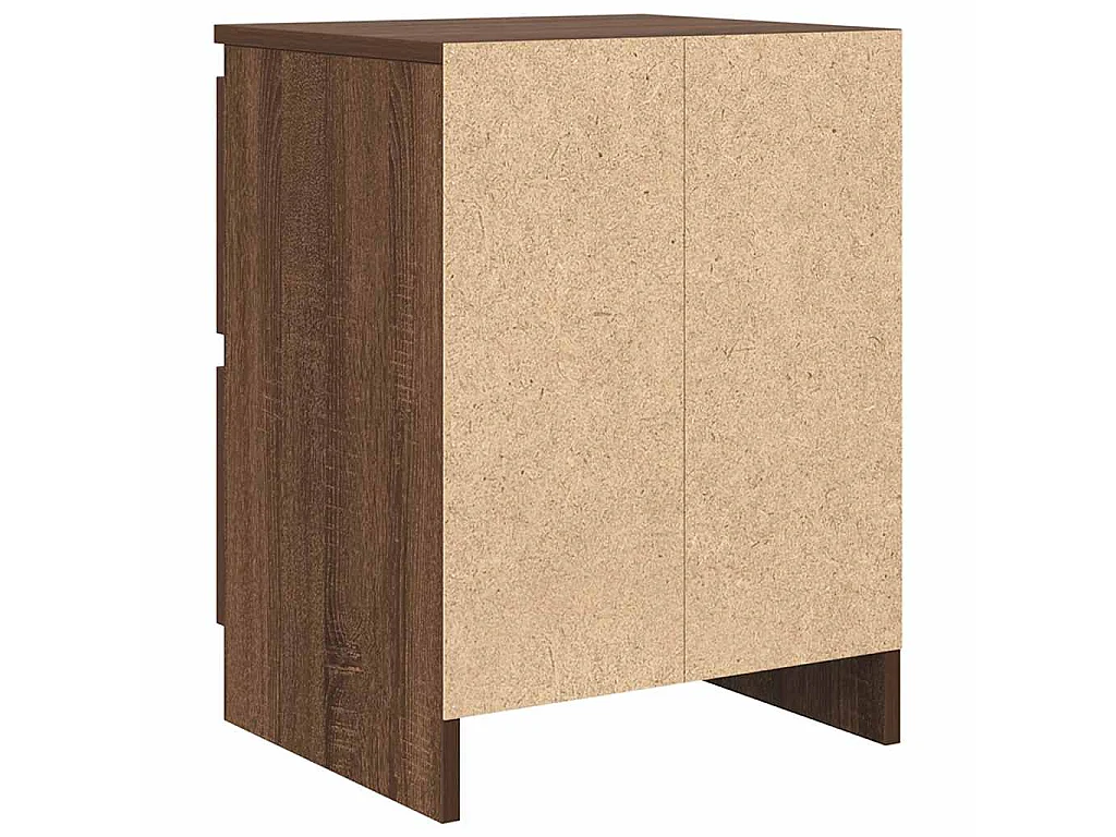 Meuble TV chêne marron 40x35x54 cm bois d'ingénierie