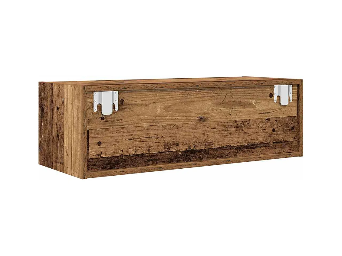 Mobile Porta TV Legno Antico 80x31x25,5 cm Legno Multistrato