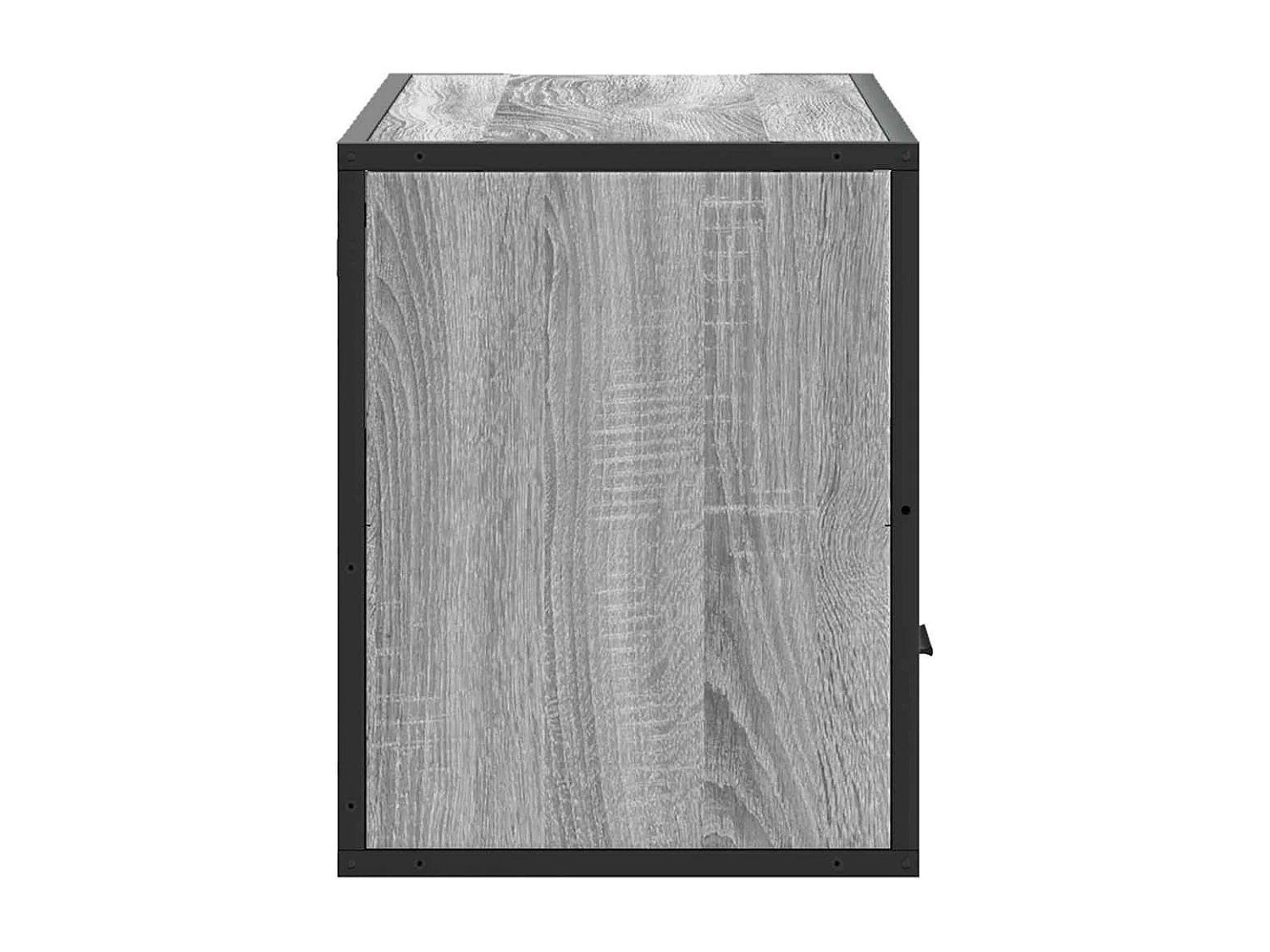 Meuble TV sonoma gris 80x31x39,5 cm bois d'ingénierie et métal