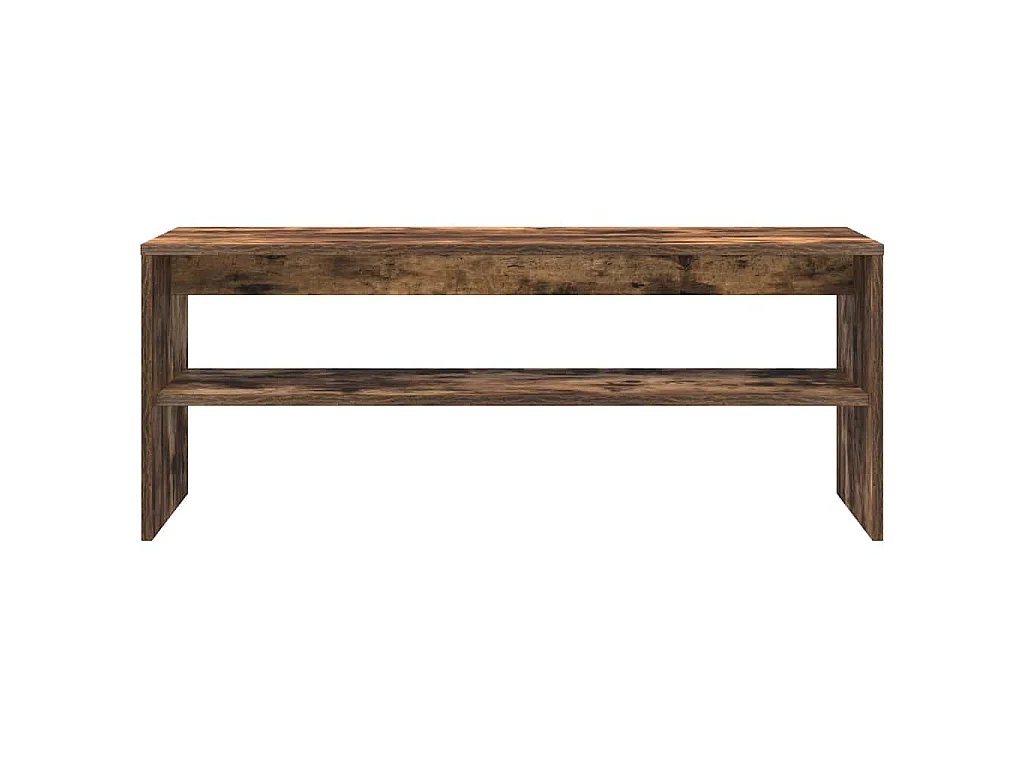 Tv-meubel 100x40x40 cm bewerkt hout gerookt eikenkleurig