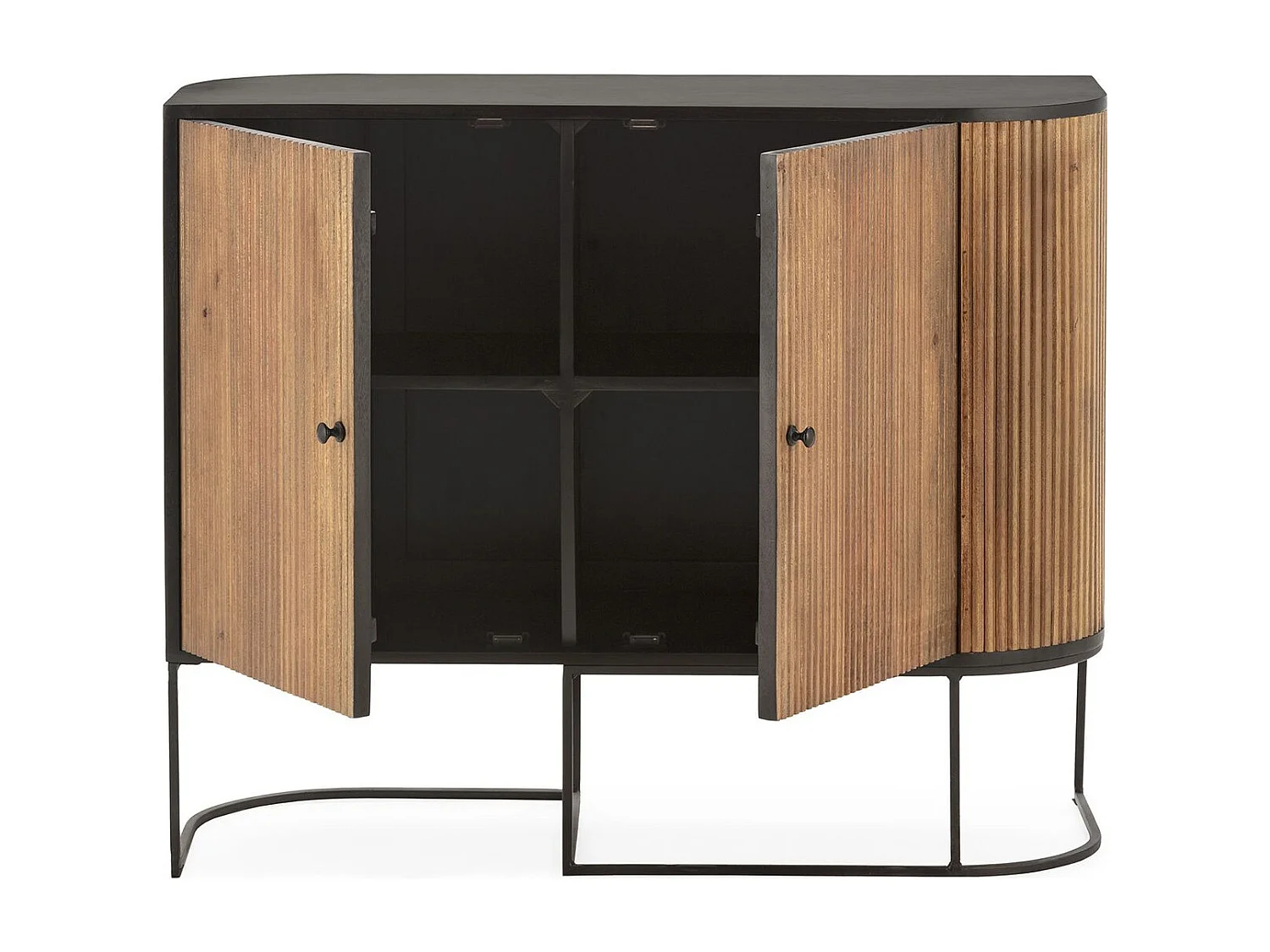 Buffet 2 portes en bois de manguier 110 cm - Cyrus