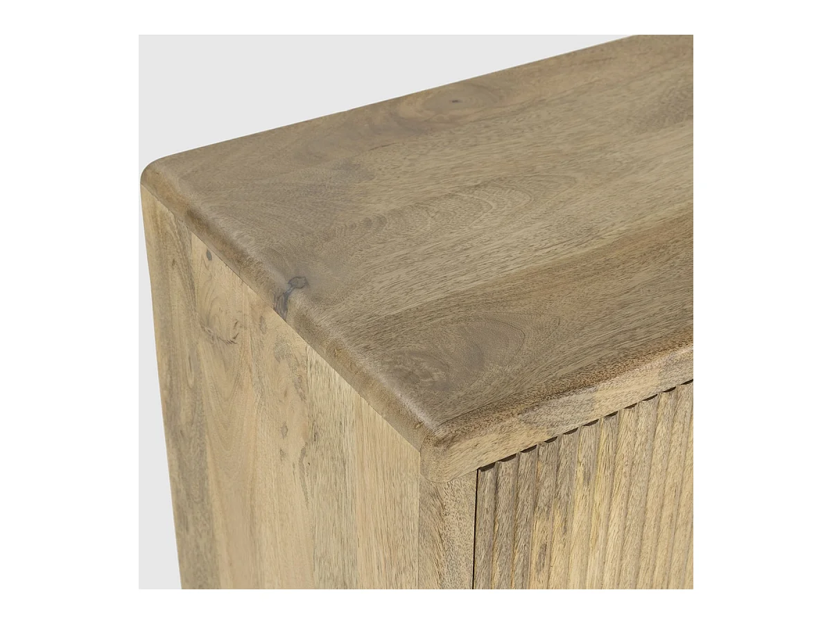 Buffet 3 portes en bois de manguier 150 cm - Sanja