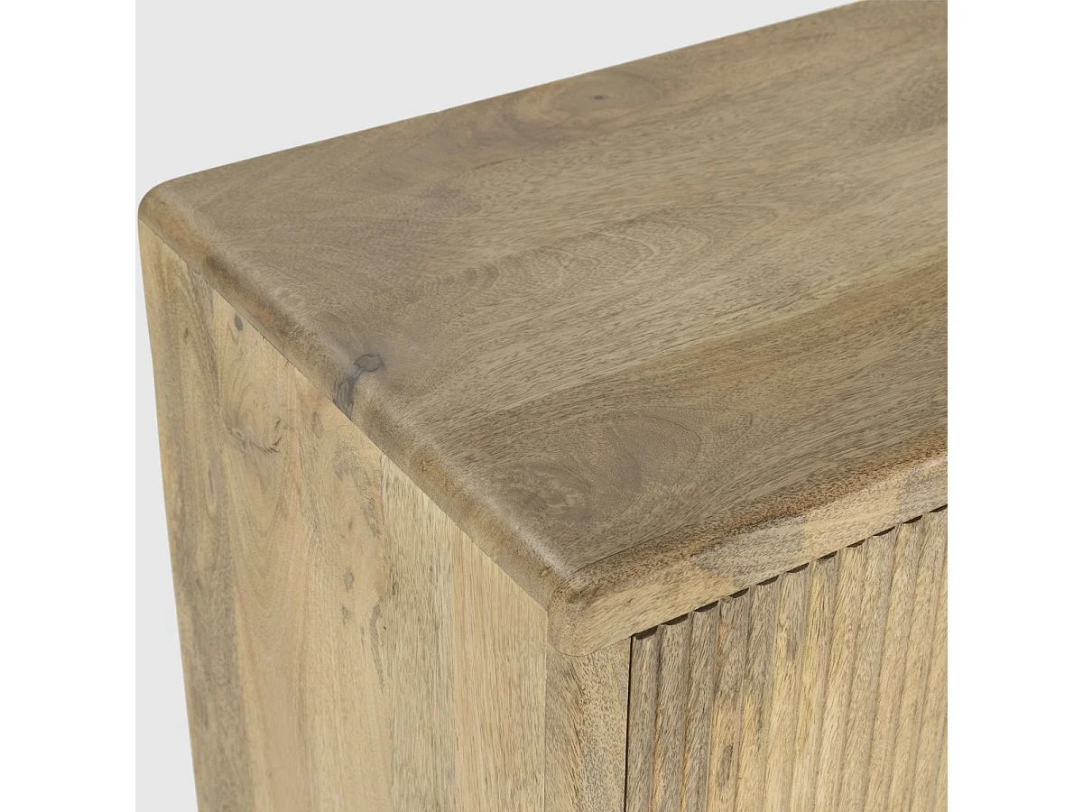 Buffet 3 portes en bois de manguier 150 cm - Sanja