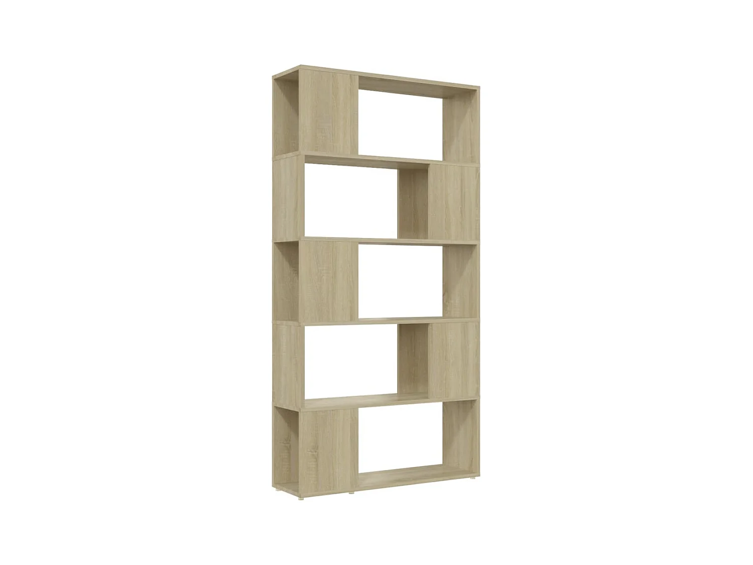 Bibliothèque de séparation Chêne sonoma 80x24x155 cm
