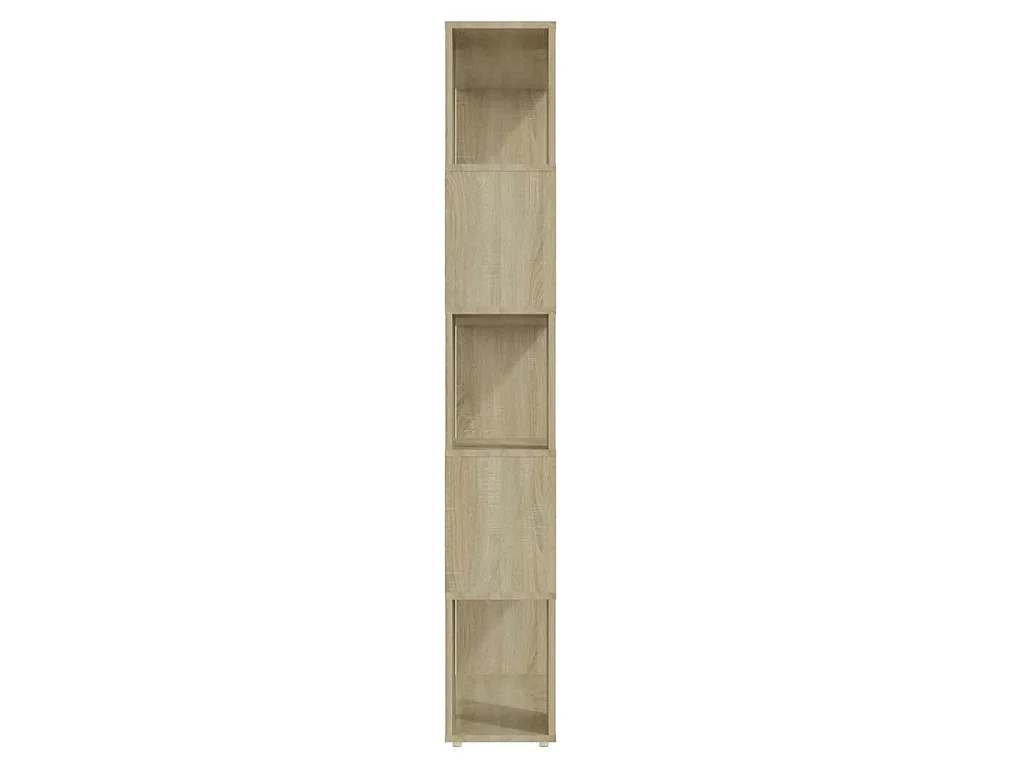 Bibliothèque de séparation Chêne sonoma 80x24x155 cm