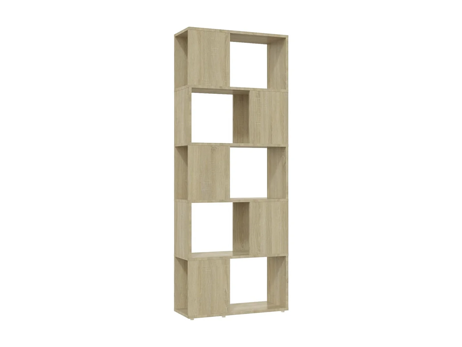 Estantería divisor de espacios roble Sonoma 60x24x155 cm